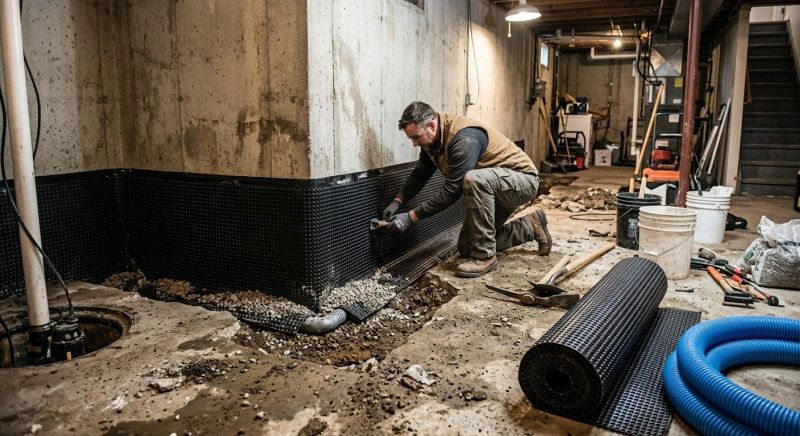 Basement Seepage Repair in Grand Rapids, MI