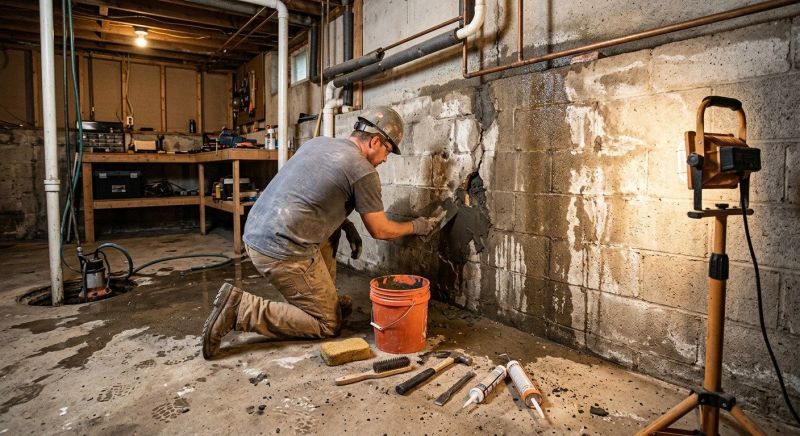 Basement Seepage Repair in Grand Rapids, MI