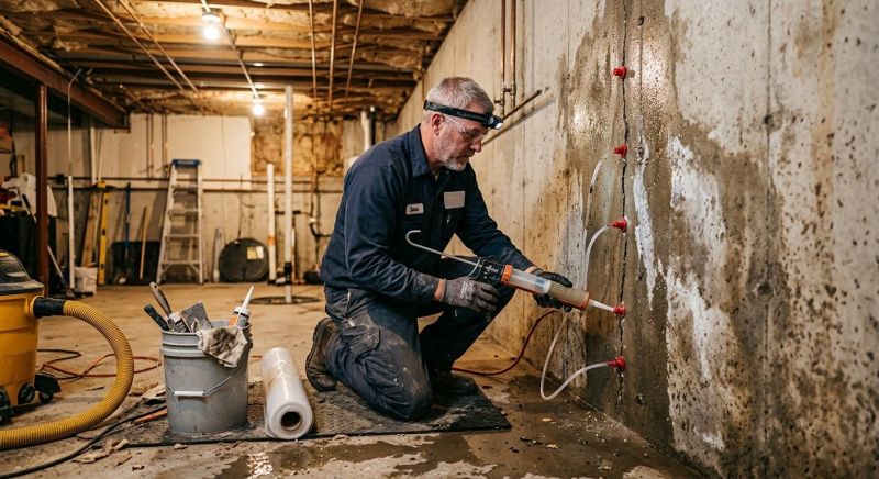 Basement Walls Waterproofing in Fort Myers, FL