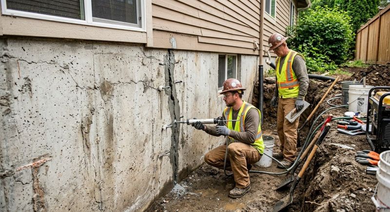 Cracked Foundation Repair in Greenville, SC