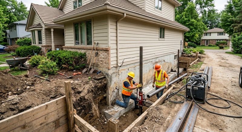House Foundation Repair in Greenville, SC